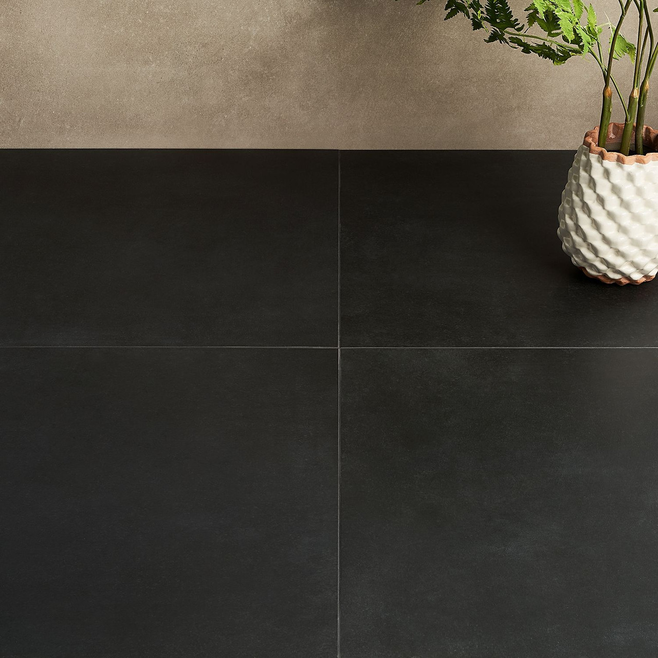 Black Matte 24x24 (B&W) Porcelain Tile