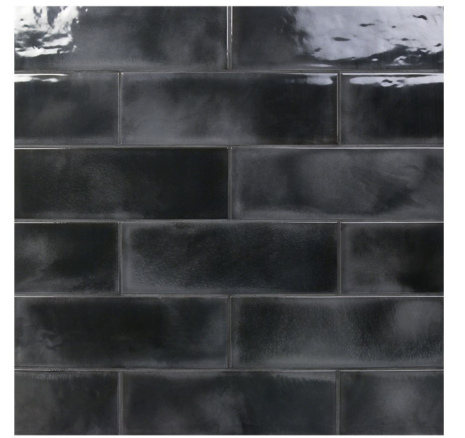 Camp Army Glazed Black 4x12 Gloss