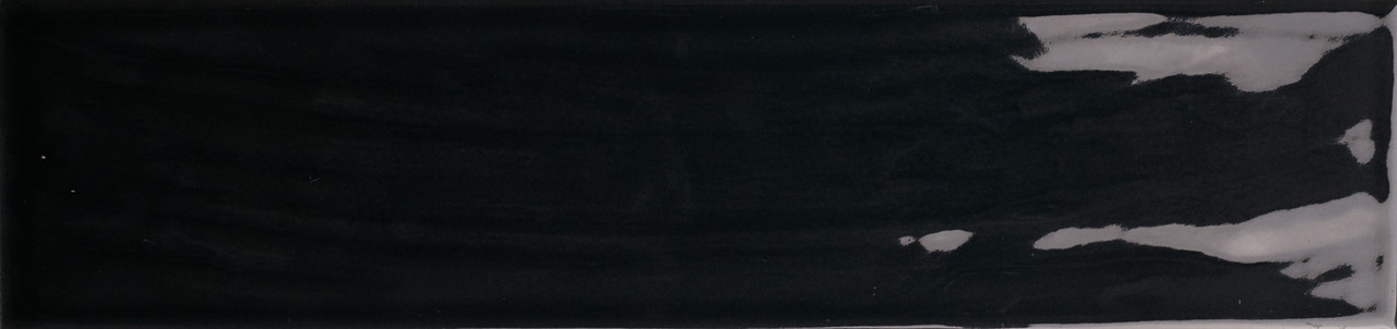 Genesi 26 Antracite Lucido 2.5x10.5 Gloss Ceramic Wall Tiles
