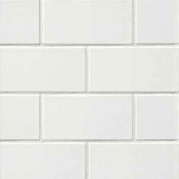Metro Subway Bianco Gloss 3x6 Ceramic Wall Tiles