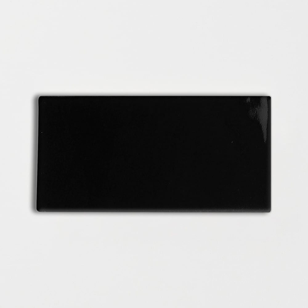 Metro Subway Negro Gloss 3x6
