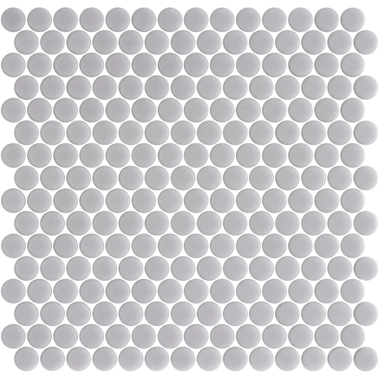 Onix Penny Round Smooth Grey Matte