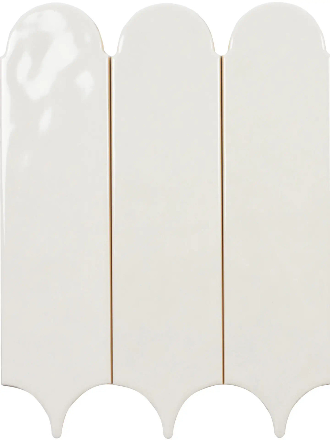 Raindrops Wool 3"×12" Gloss Ceramic Wall Tile