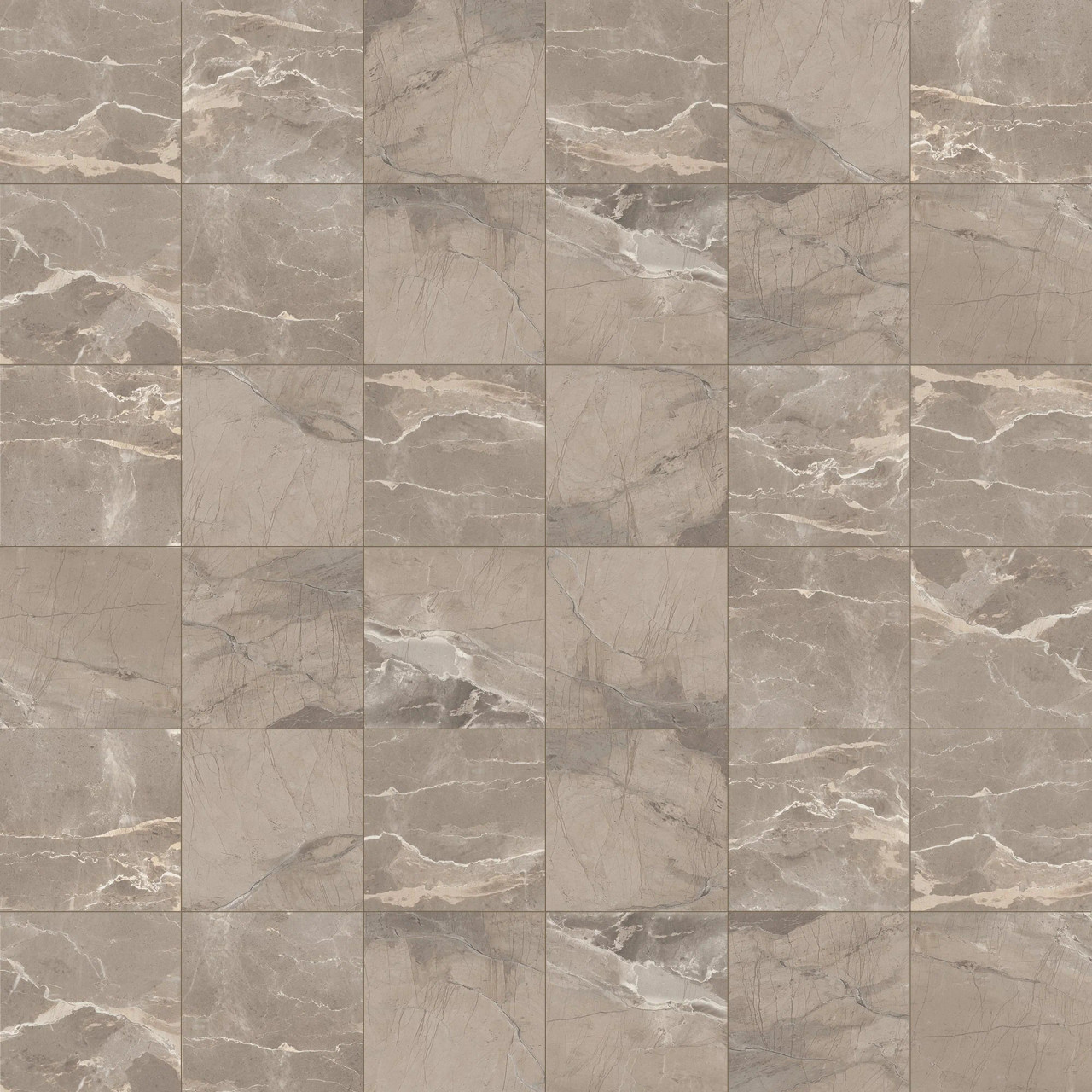 Absolute Taupe 2x2 Mosaics