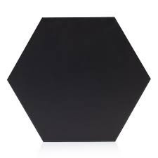 Element Black 9.25x10.5 Hexagon Tiles