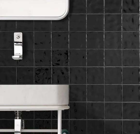 Classico Carbon 5.25x5.25 Ceramic Wall Tiles
