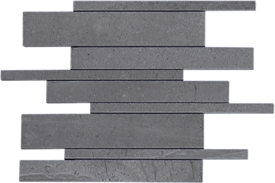 Burlington Dark Gray Strip Mosaic Porcelain Tile