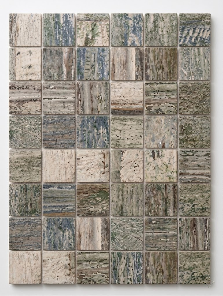 Sea wood Colors 2"x2" Mosaics 12x12 Mesh