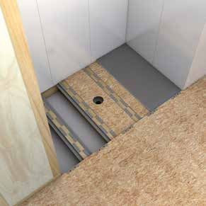 Wedi Fundo Ligno Subfloor Recess Installation Kit - Floor Joist Reinforcement Kit US5000085
