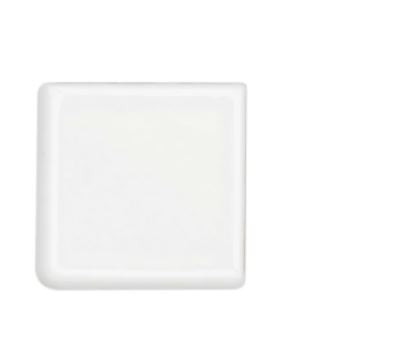 Ice White Gloss 3x3 Double Bullnose (2 Sides Finished)