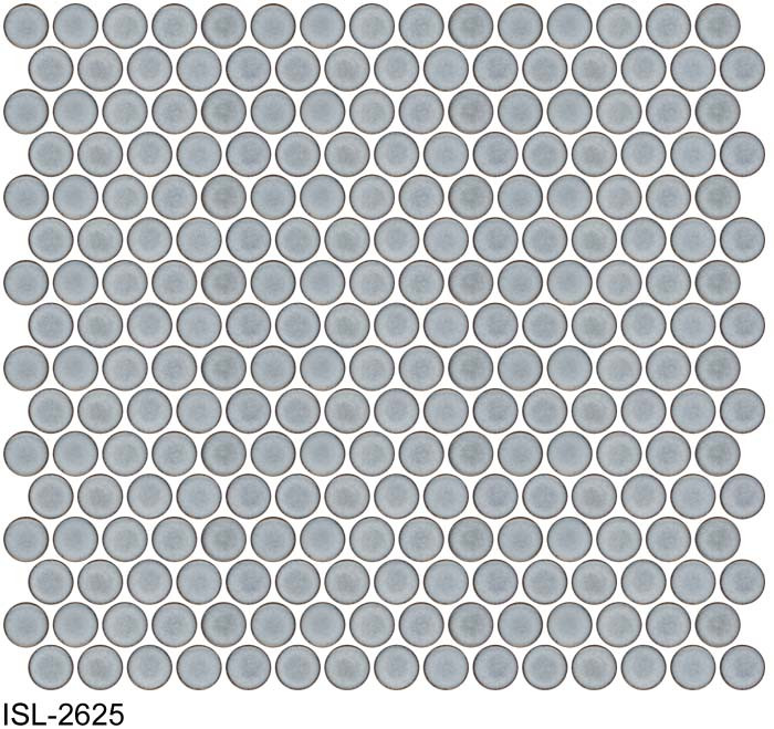 Penny Round ISL-2625 Polished Blue Lily  12"x12"