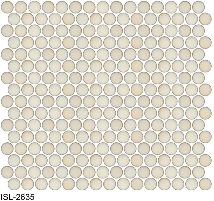 Penny Round ISL-2635 Polished Wheat 12"x12"