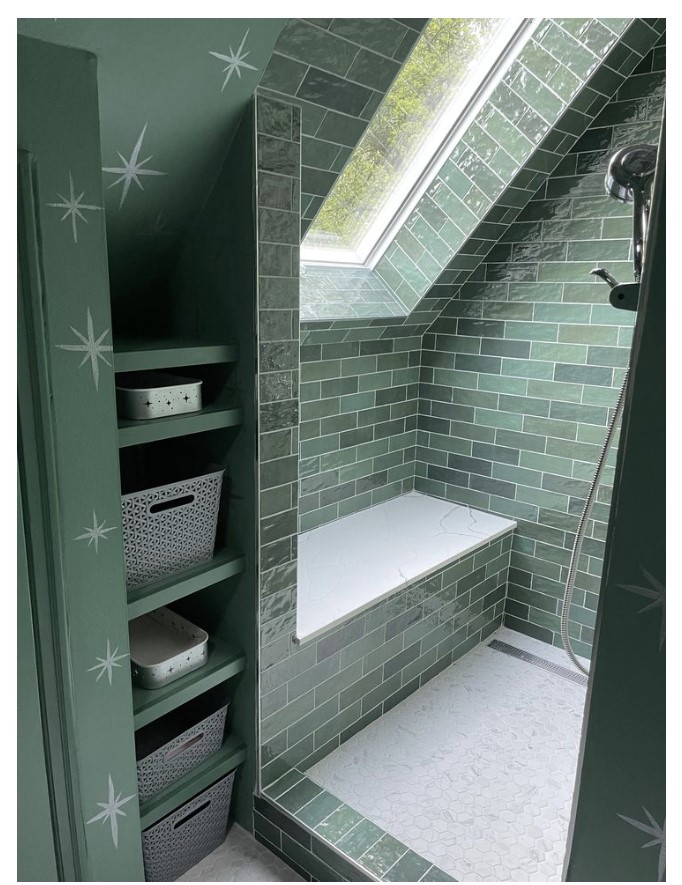 Trinity Green Gloss 2.6"x7.9" Ceramic Wall Tiles