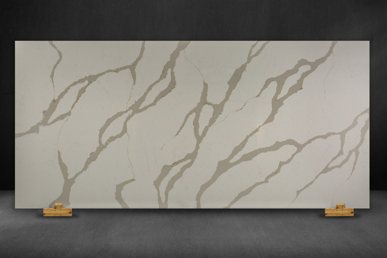 Montaj Calacatta Oro Polished 3CM Quartz 126"x63"