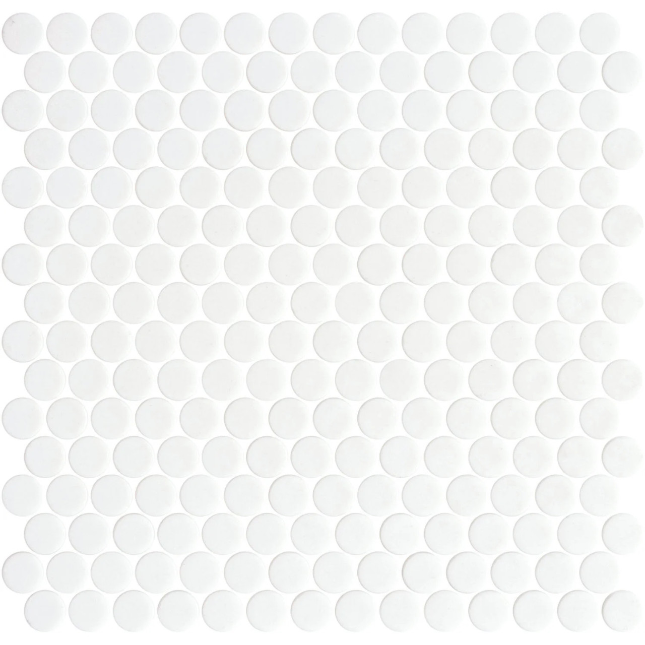 Onix Penny Round White Matte