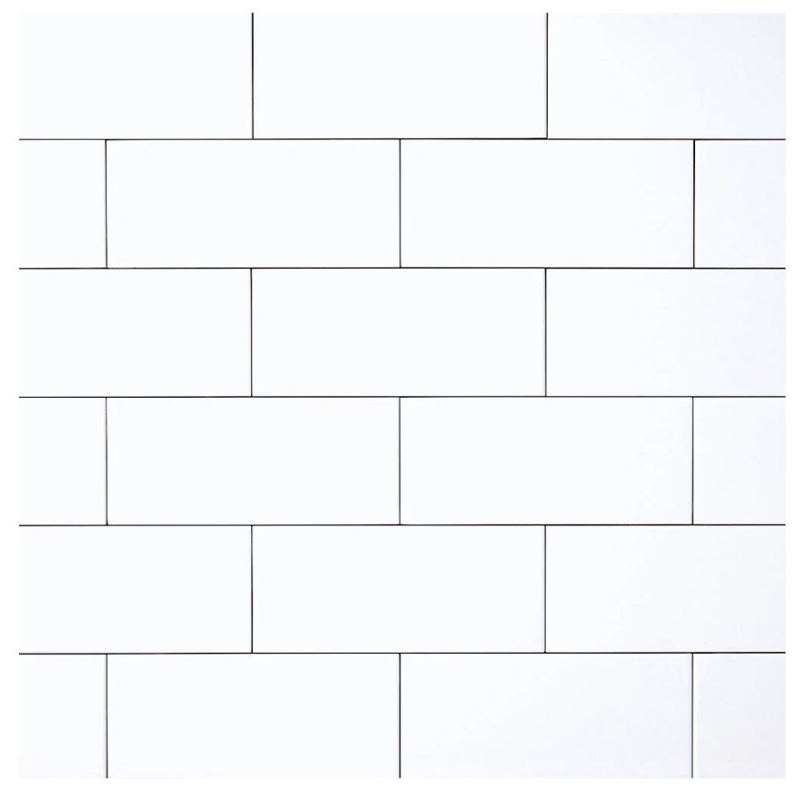Ice White Matte 4.25x10 Ceramic Wall Tile