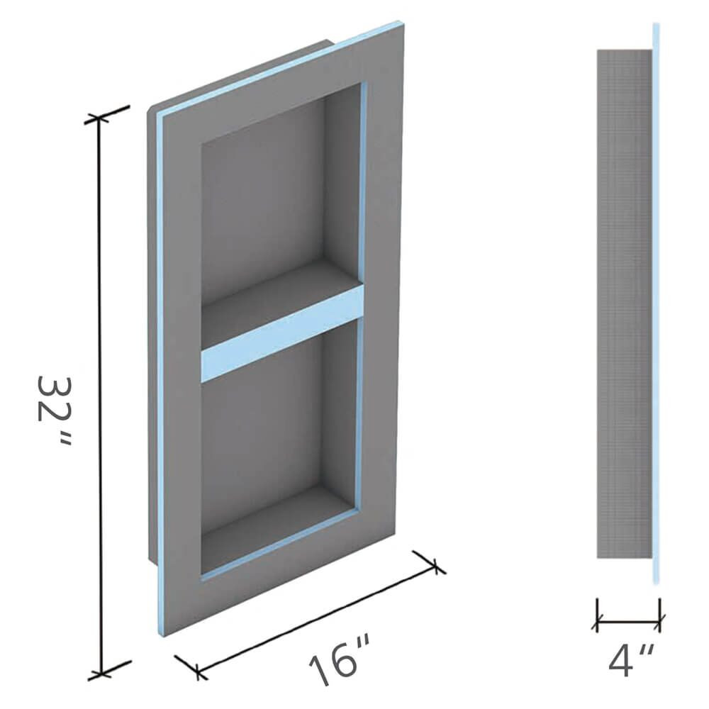 Wedi Shower Niches - 16" x 32" US3000051 Wedi Niche