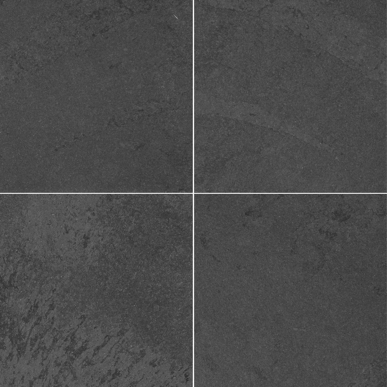 Brazilian Black Slate 24×24 Gauged