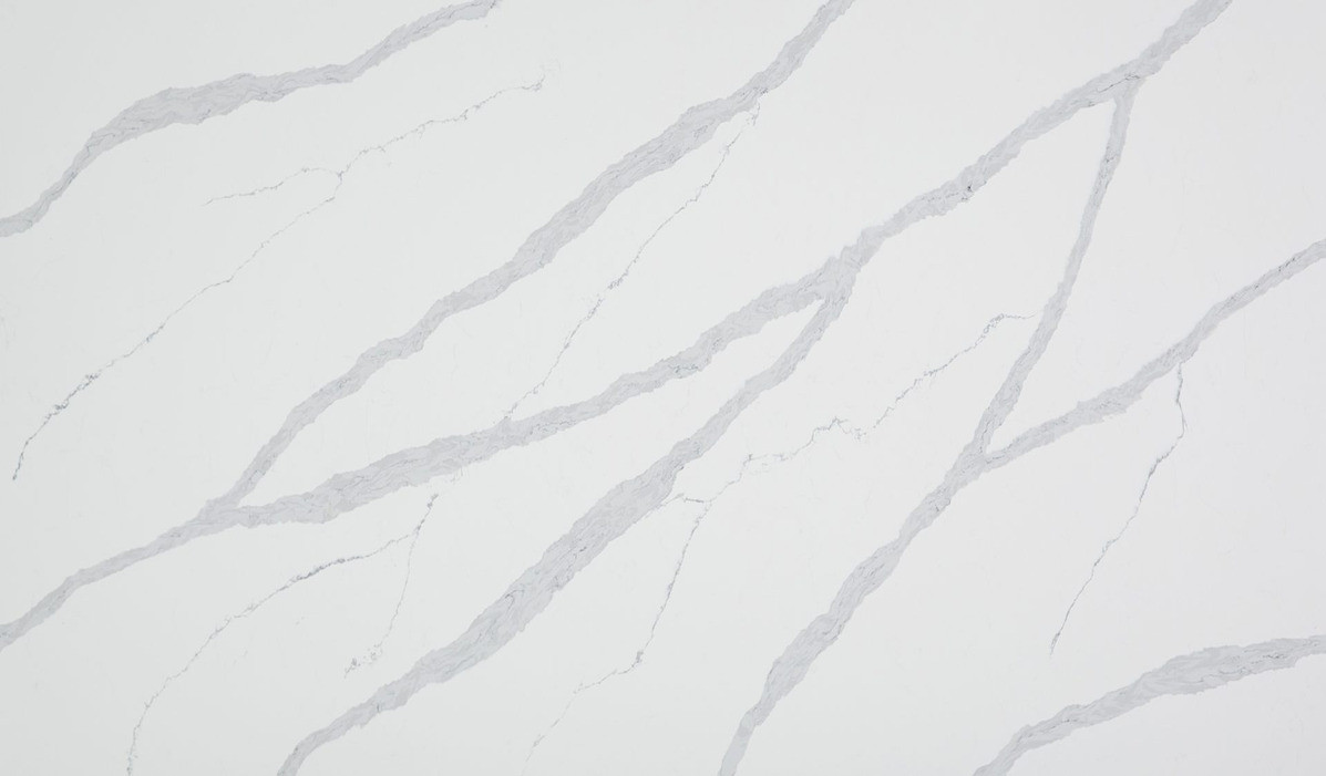 Montaj Arabescato Gray Polished 3CM Quartz 126"x63"