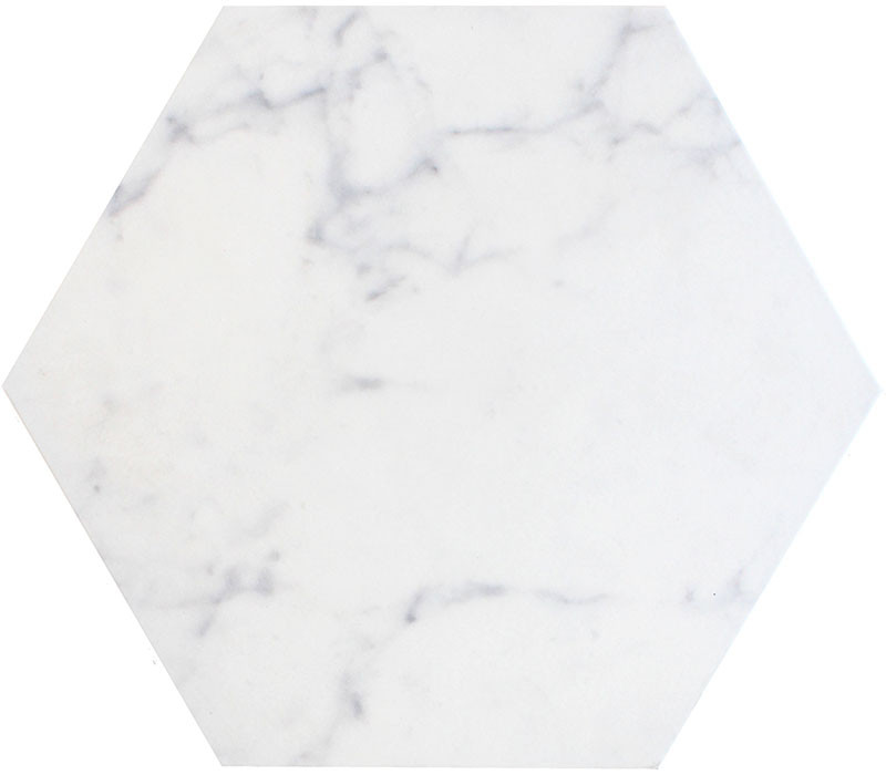 Di Cava Carrara 14x16 Hexagon Tiles Porcelain Tile