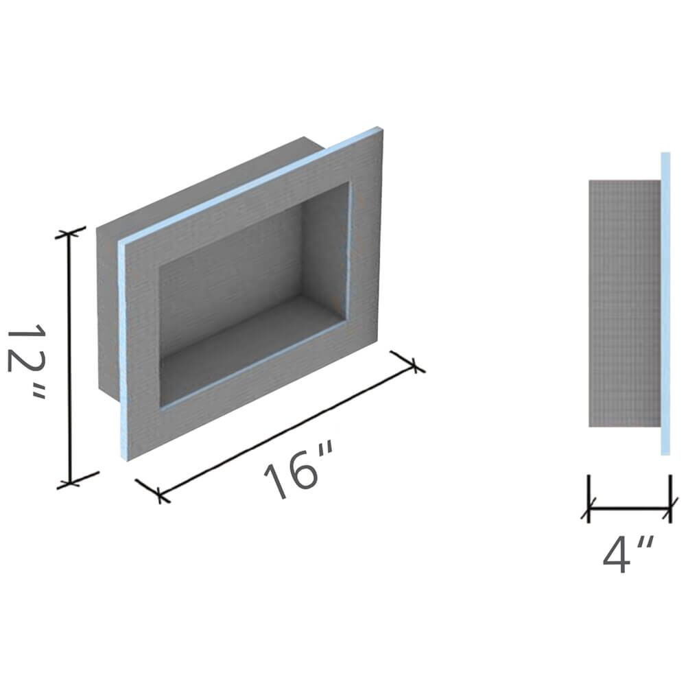 Wedi Shower Niches - 16" x 12" US3000004 Wedi Niche
