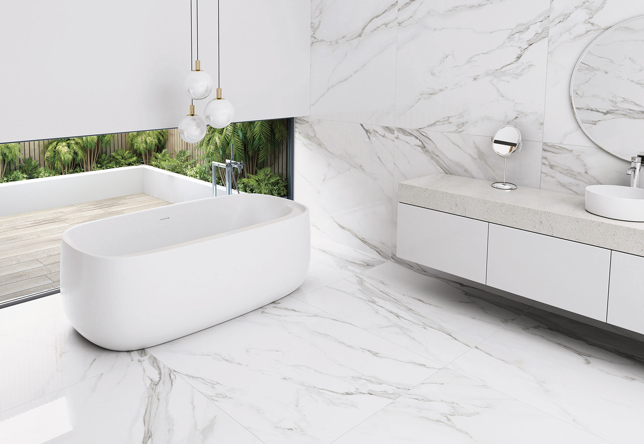 Imagine Stone Calacatta Polished & Matte 24x48
