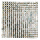 Ming Green Tumbled 5/8x5/8 Marble Mosaics