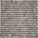 Emperador Light Tumbled  5/8x5/8 Mosaic Tiles