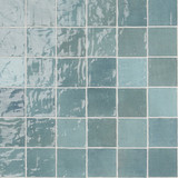 Trinity Aqua Gloss 4"x4" Ceramic Wall Tiles