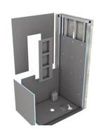 Wedi Fundo Primo Shower Kit - 42" x 60" Center Drain (US2000013)