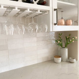 Studio White Ceramic Gloss 2.5"x8" Wall Tile