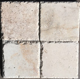 Ivory Chiseled 6x6 Travertine Closeouts (129 SF Left ) $3.99 SF Travertine Tiles