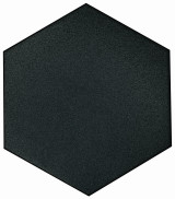 Casablanca Black Matte 8x9 Hexagon Porcelain Tile