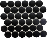 Alameda Black Matte 2" Penny round Mosaics