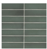 Fathom Green Matte 2.5"x10" Ceramic Wall Tiles