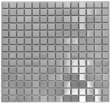 Stainless Steel 1" Square Mosaic Tiles