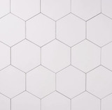 Cube Hexagon Blanco 5"x6"