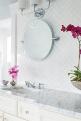 Thassos Honed 2"x8" Marble Tile