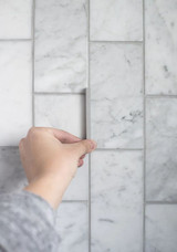 Carrara Marble Honed 3x6