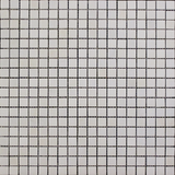 Pure White Polished 5/8"x5/8" Marble Mosaics 12x12