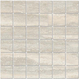 Revival Ivory 2x2 Mosaics on 12"x12" Mesh