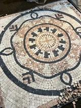 Travertine & Marble Murals 48"x48"  AS IS $300