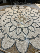 Travertine & Marble Murals 40" Round - $350