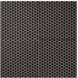 Alameda Black Gloss 12×12 Penny Round Mosaic