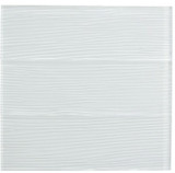 White Wave 4x12 Glass Tile