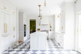 Bardiglio Nuvalato Honed 12x12 & Thassos Greek Marble Honed 12x12 Checker Board Pattern Marble Tiles