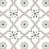 Tanger Sand Flower 5"x5" Porcelain Tiles