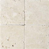 Travertino Chiaro Tumbled 4x4
