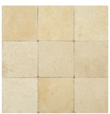 Amazon Gold Antiqued 4"x4" Tumbled