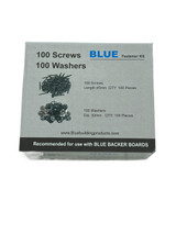Blue Board Fastener Kit (100 Count Galvanized Steel Washers & Coarse Screws)